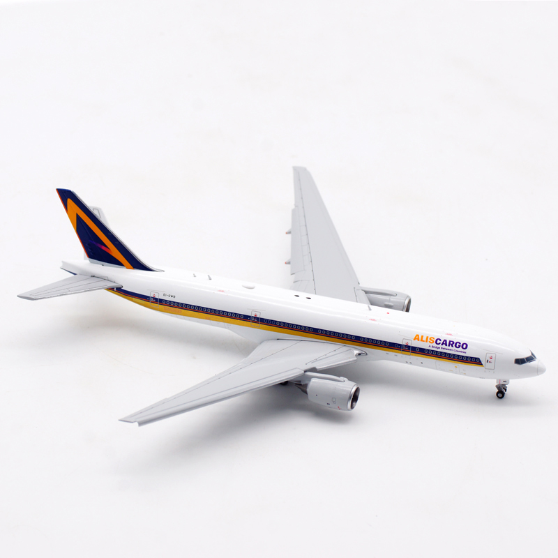 JC Wings 1:400爱丽斯航空 B777-200ER EI-GWB合金飞机模型襟翼-图2