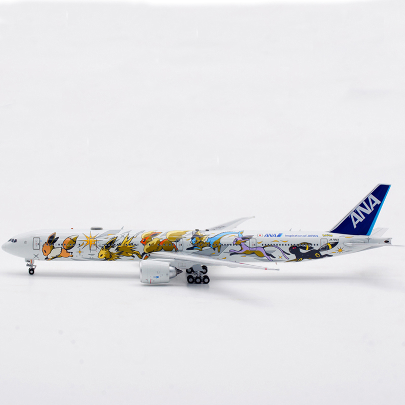 Aviation 1:400 ANA全日空 B777-300ER JA784A伊布合金飞机模型-图1