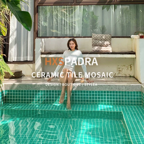 Зеленый бассейн, мозаика, популярно в интернете