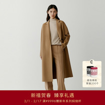 ICICLEs and womens clothing autumn and winter wool double face long coat