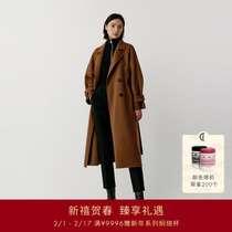 (AIR COAT) ICICLEs food and womens clothing autumn and winter style wool cashmere double face