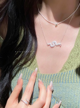 【记忆商店】西太后灵蛇土星925镀银超闪辣妹暗黑小众设计感项链