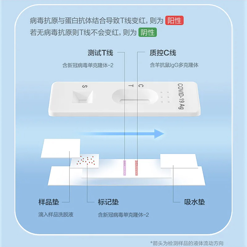 清仓可孚新冠抗原快速核酸检测试剂盒家用试纸快筛自检自测鼻拭子 - 图3