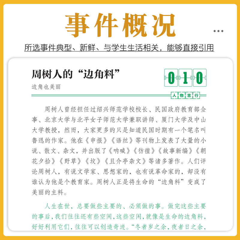 考点帮2024中学生作文素材360初高中满分作文高分精选范文大全初一初二初三 高一高二高三写作指导与技巧方法一看就能用的作文素材 - 图2