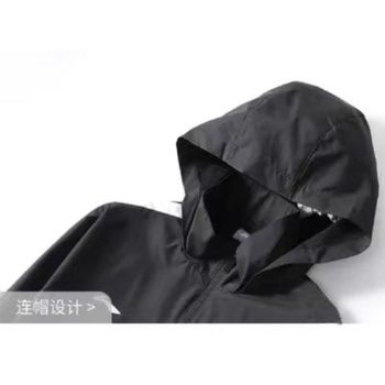 Li Ning windbreaker ຜູ້ຊາຍ 2023 ດູໃບໄມ້ລົ່ນກິລາ jacket waterproof jacketed hooded sportswear jacket YFDT201
