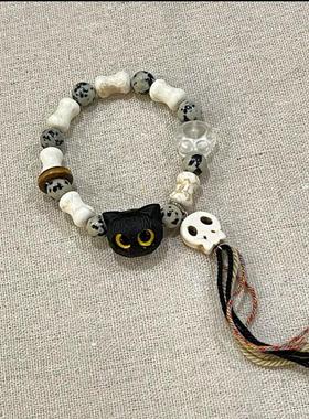 陶瓷卡通编织手链纯手工