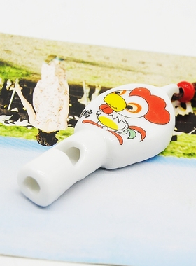 12十二生肖景德镇陶瓷口哨小文艺青年卡通玩具儿童吊坠项链