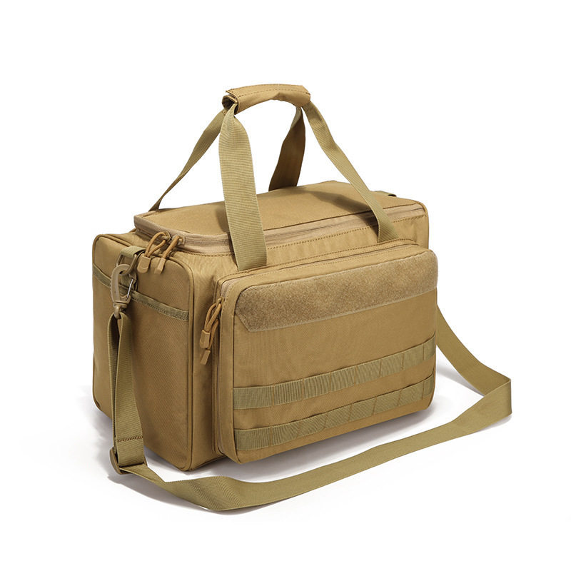 Outdoor tactical bag, waterproof portable crossbody bag, sports shoulder bag, multi-functional outdoor military fan storage bag, camping bag