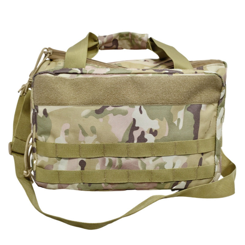 Outdoor tactical bag, waterproof portable crossbody bag, sports shoulder bag, multi-functional outdoor military fan storage bag, camping bag