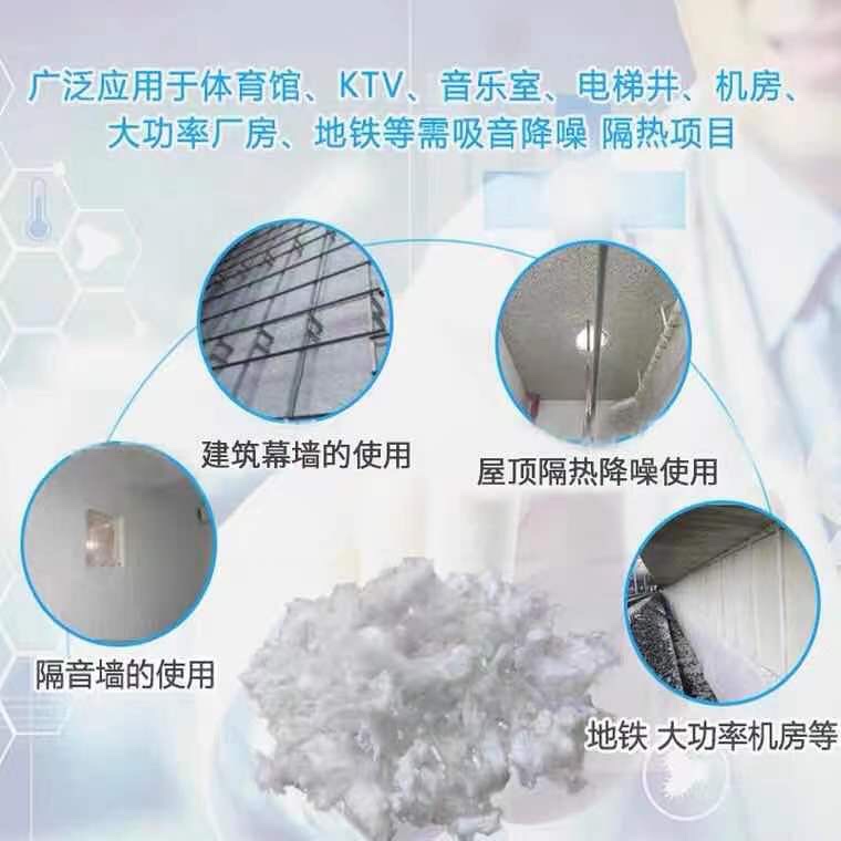 专业酒吧KTV无机纤维喷涂隔音棉超强吸音降噪天花板墙体环保防火 - 图1