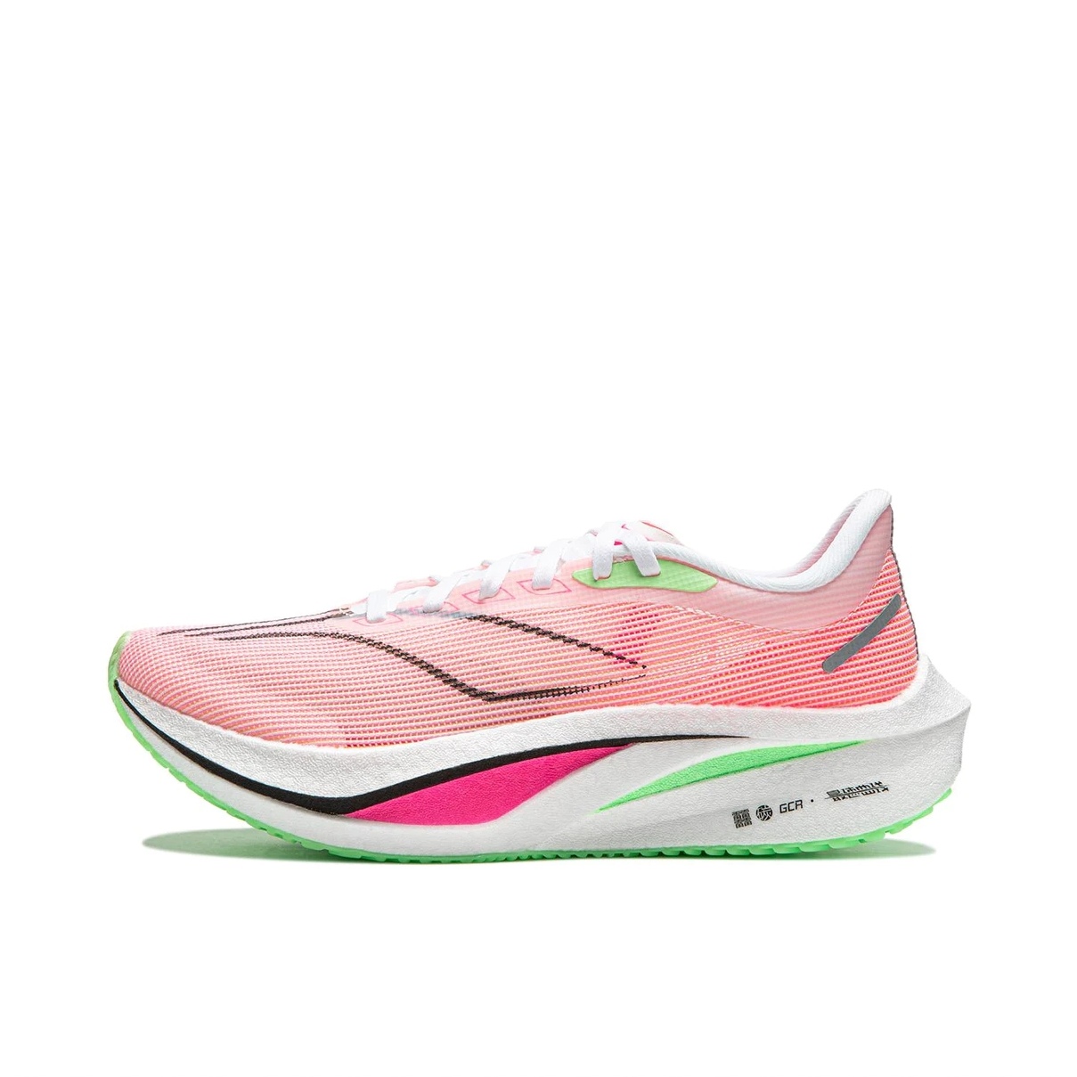 李宁男女2024新飞电4CHALLENGER䨻丝高回弹透气运动跑鞋ARMU006 - 图3