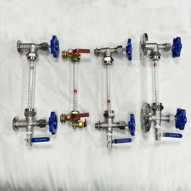 玻璃管式液位计消防水池刻度显示水位计油位亚克力直读法兰液位计,淘宝优惠券,粉丝福利购,淘宝优惠卷