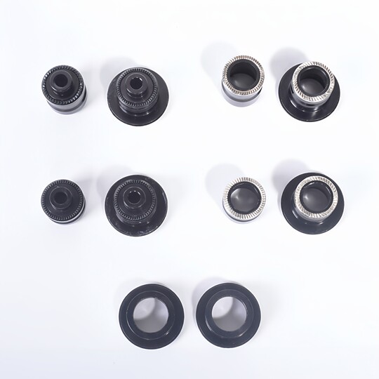 Hub thru-axle conversion seat thru-axle to quick release