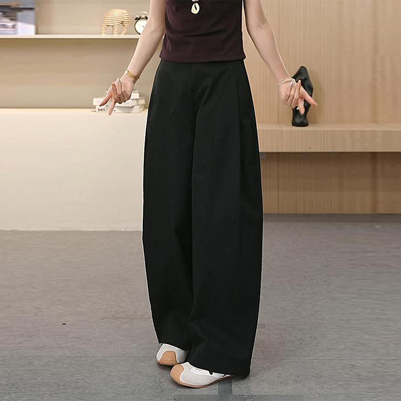 啄木鸟秋冬季新款弯刀裤女高腰显瘦风琴裤宽松百搭加绒阔腿长裤子,淘宝优惠券,粉丝福利购,淘宝优惠卷