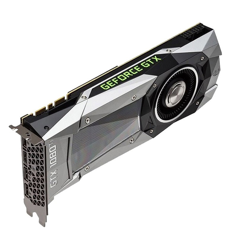 英伟达（NVIDIA）GeForce GTX1080Ti 11G 公版游戏电竞显卡 - 图0