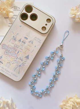 海盐冰沙 2026新款原创手工制作串珠手链时尚百搭公主项链手机链