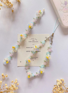 樱花市集 2024新款原创手作自制串珠手链超仙公主小女孩花朵饰品