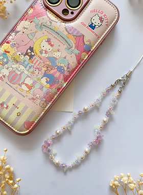 玫瑰牛奶冻 原创设计新款花朵手工串珠手链女生配饰diy自制材料包