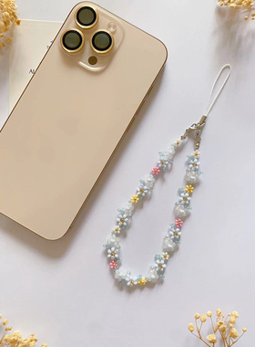 柠檬香草 原创设计新款手工制作串珠手链时尚简约百搭饰品手机链