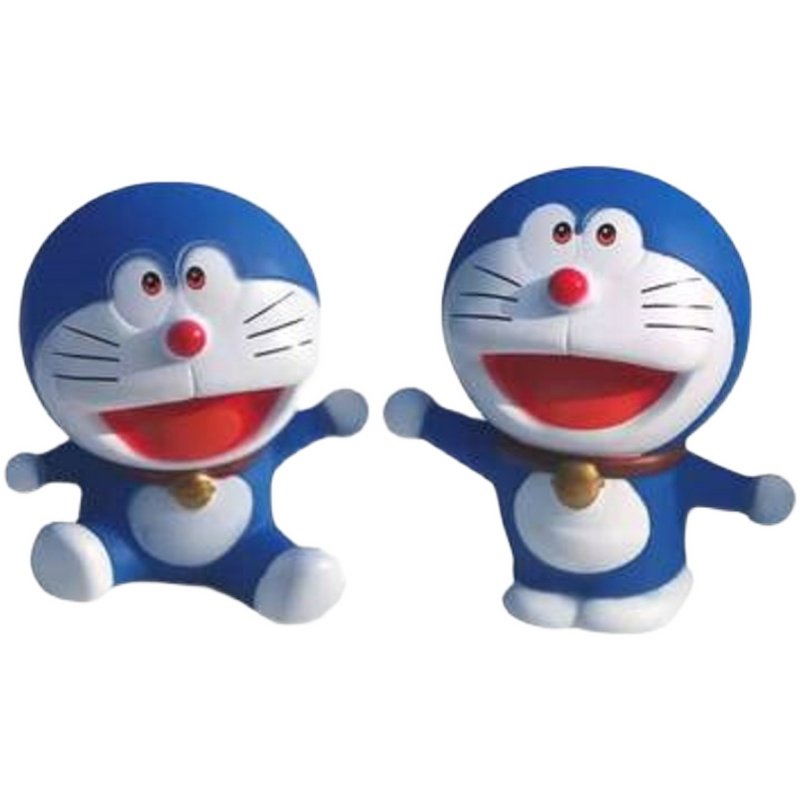 生日蛋糕装饰摆件哆多啦A梦情景机器猫飞天叮当猫烘焙蜘蛛侠4件 - 图3