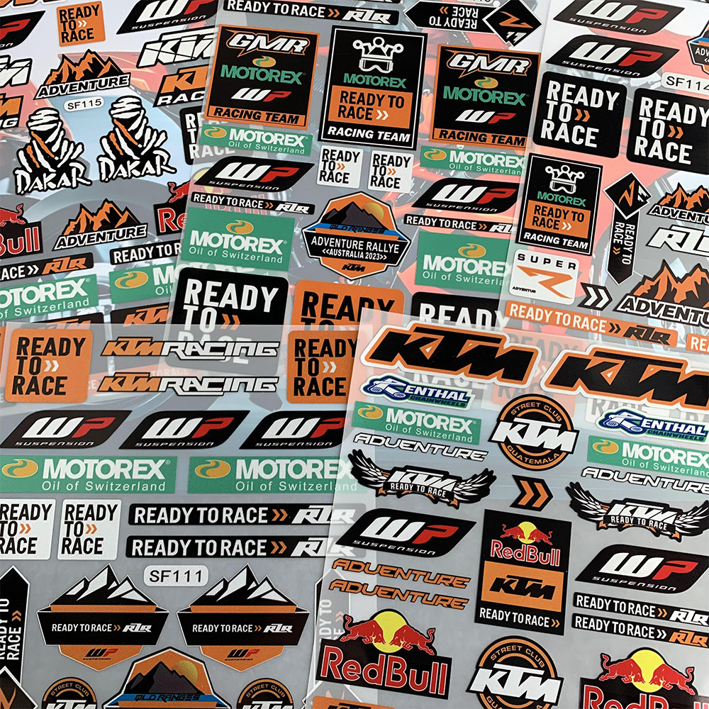 Suitable for KTM motorcycle reflective stickers body stickers