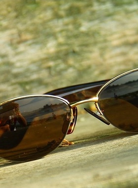 石头镜防辐射时尚女椭圆形太阳镜