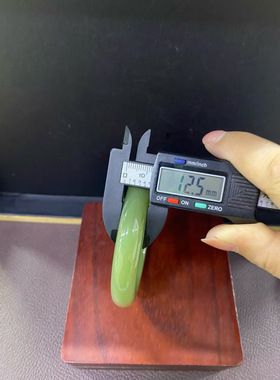 和田玉析木玉河磨玉椴树林料手镯镯子63.3口径平安手镯女士专属