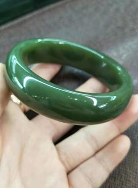原石手镯辽宁口径岫岩玉带皮厂