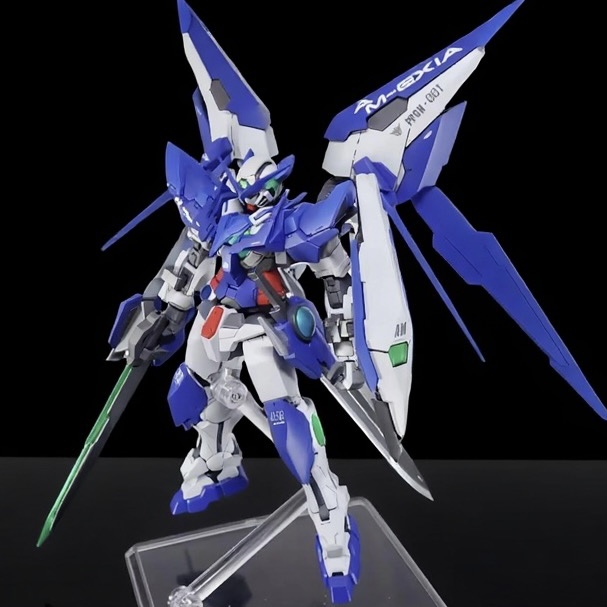 国模HGBF惊异能天使016Amazing Exia1/144机甲拼装模型玩具送支架 - 图0