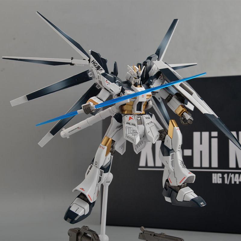 星锋社HG海牛GPB配色1/144ko模型RX93v2HI-V拼装玩具机甲手办礼物 - 图2