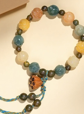 新莲花菩提好运连连手链简约百搭