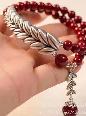 2025蛇年新款麦穗手链中式平安女