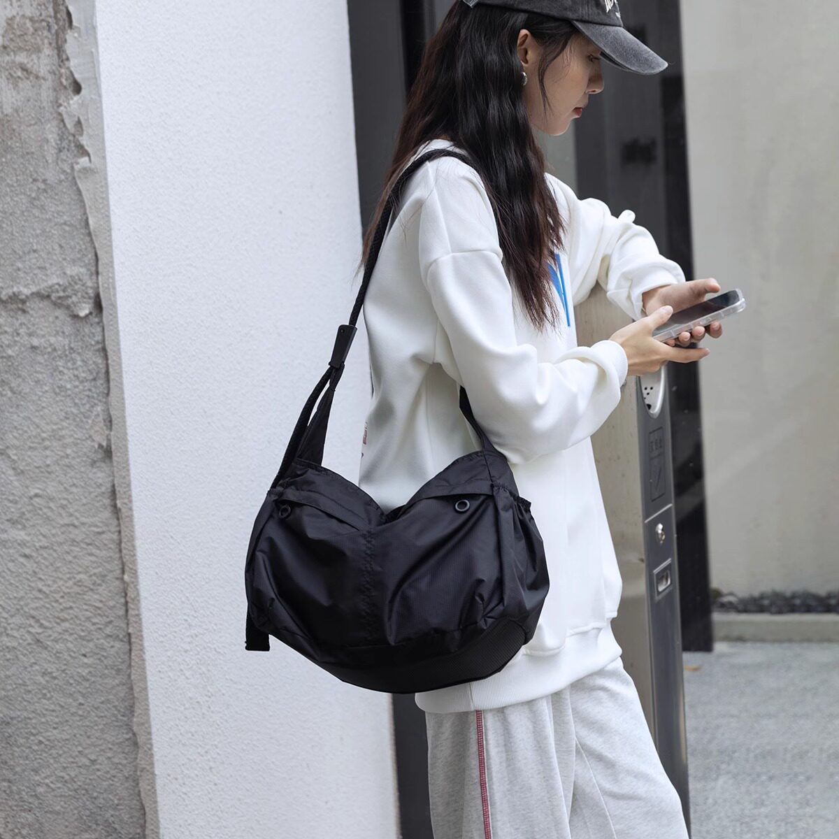 Hong Kong Waterproof Dumpling Bag Women's Crossbody Bag Tote Bag
