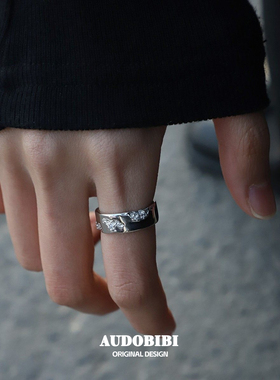 APartOfMe925纯银情侣戒指