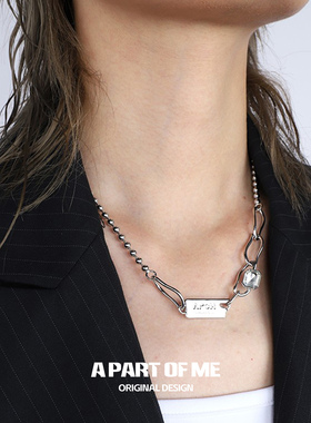 原创小众设计宝石高级感锁骨链