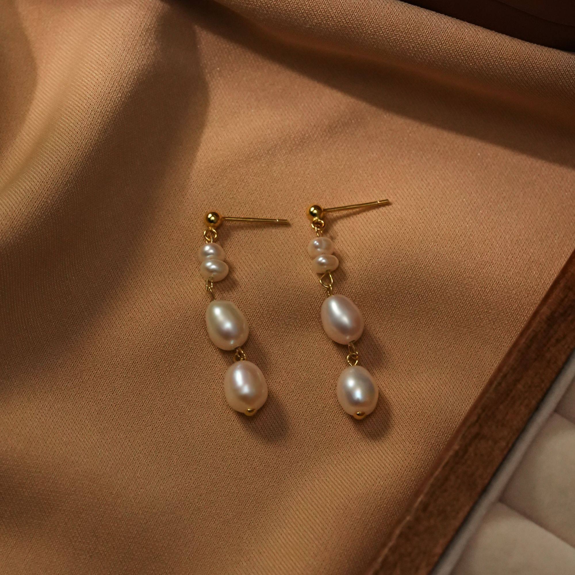 复古异形小米珠流苏耳钉女气质轻奢耳环,淘宝优惠券,粉丝福利购,淘宝优惠卷