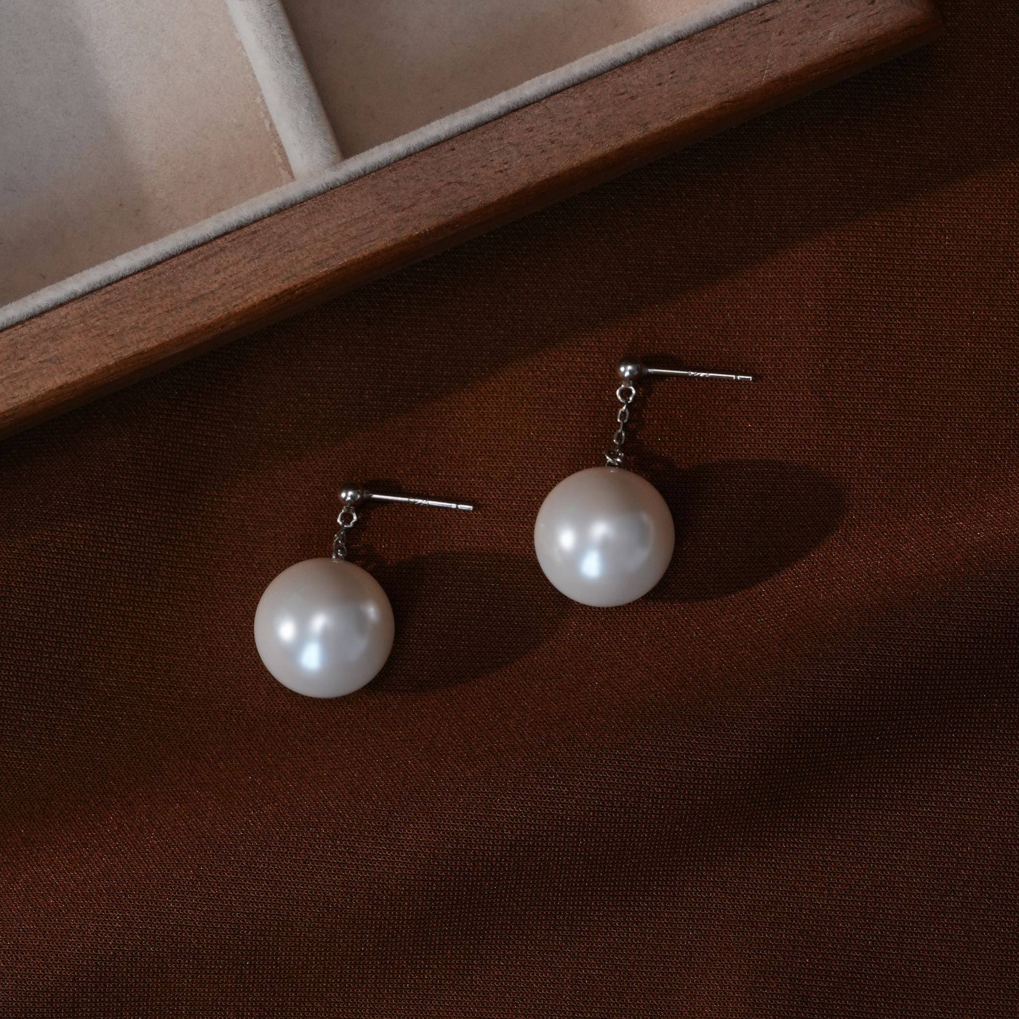 风在吹乔妹同款流苏珠珠耳钉女气质简约耳环饰品,淘宝优惠券,粉丝福利购,淘宝优惠卷