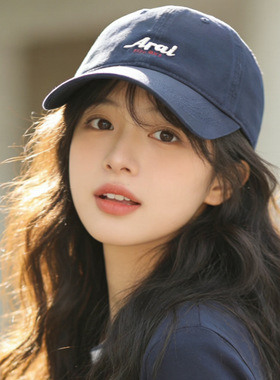 鸭舌帽女2026新款棒球帽防晒春夏软顶大脸显脸小宽大帽檐深顶加深