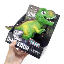 Great Dinosaur Toy Soft Gum Dinosaur Enamelling Cartoon Colorful Childrens Toys Vocal Emulation Barking Dragon Boy Gifts