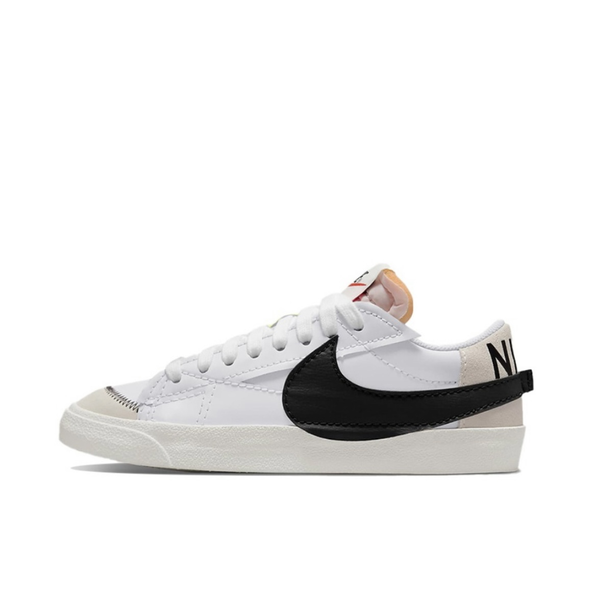 Nike Blazer Low'77 Jumbo男子低帮黑白解构休闲板鞋DN2158-101-图3