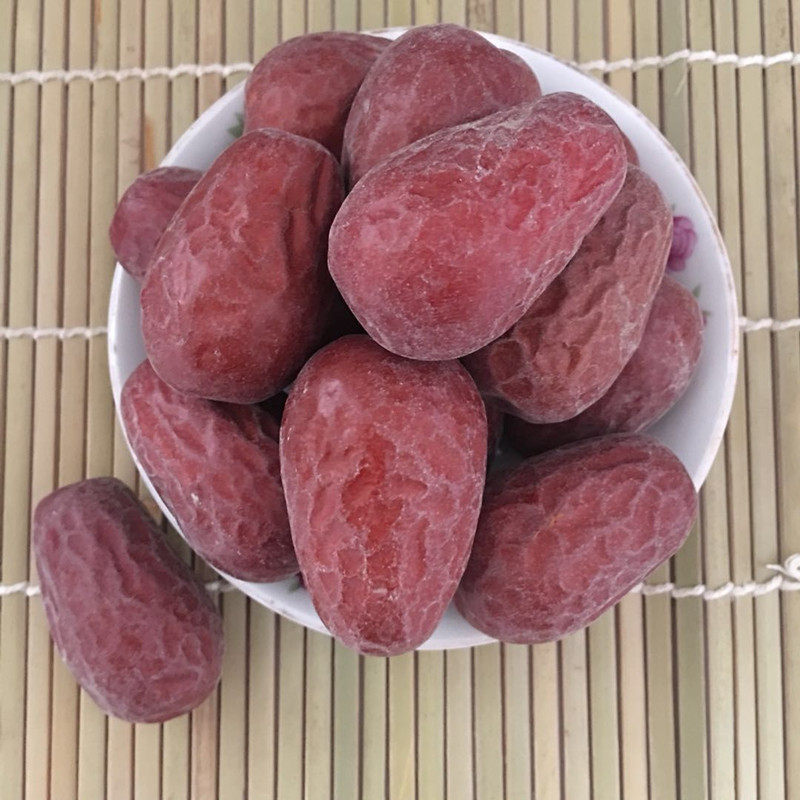 新疆特产大枣2斤和田大枣骏枣玉枣楼兰红枣未清洗吊干枣1000g包邮_虎窝淘