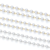 Цепь из нержавеющей стали из жемчуга, ожерелье и браслет, серьги, модный аксессуар, золотая цепочка, DIY, простой и элегантный дизайн