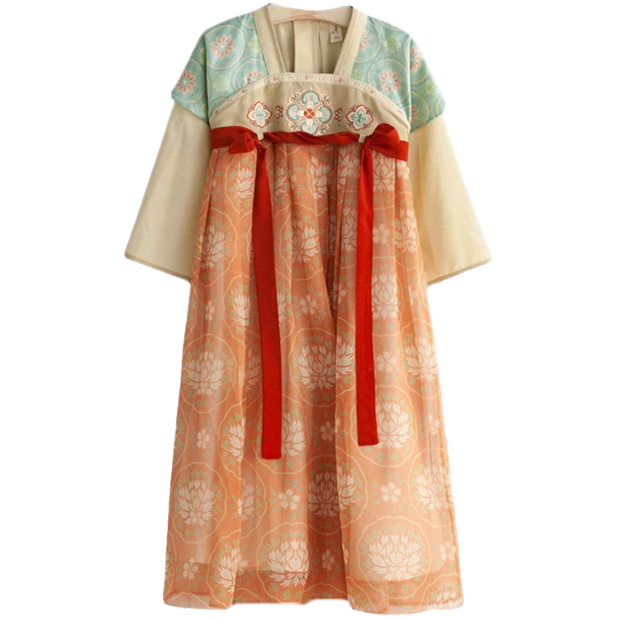 <Qionglou> Hanfu Girls Spring and Autumn Style Underskirts Children's Dunhuang Ancient Style Ethnic Costumes Chinese Style Ancient Costumes Underskirts