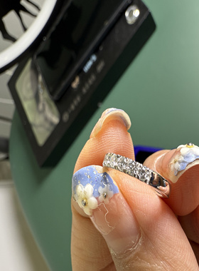 培育钻尾戒银镶5号