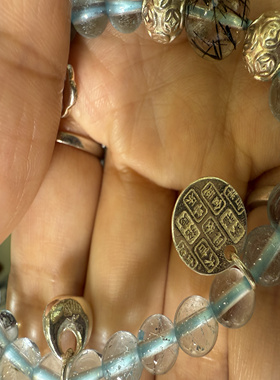 925银托帕石手链