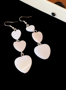 小众不规则爱心拼接项链简约高级感个性锁骨链时尚度假风项饰