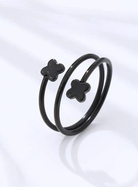 新款四不锈钢磁石戒指磁性开口指环健康时尚饰品配饰