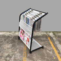 Newspaper shelf magazine shelves magazine shelves Magazine bookshelves Vertical press shelf Information shelf Information shelf News shelf