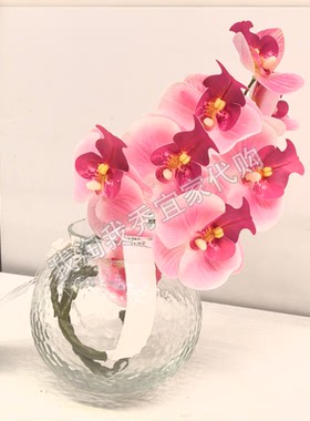 思米加人造花兰花粉红色