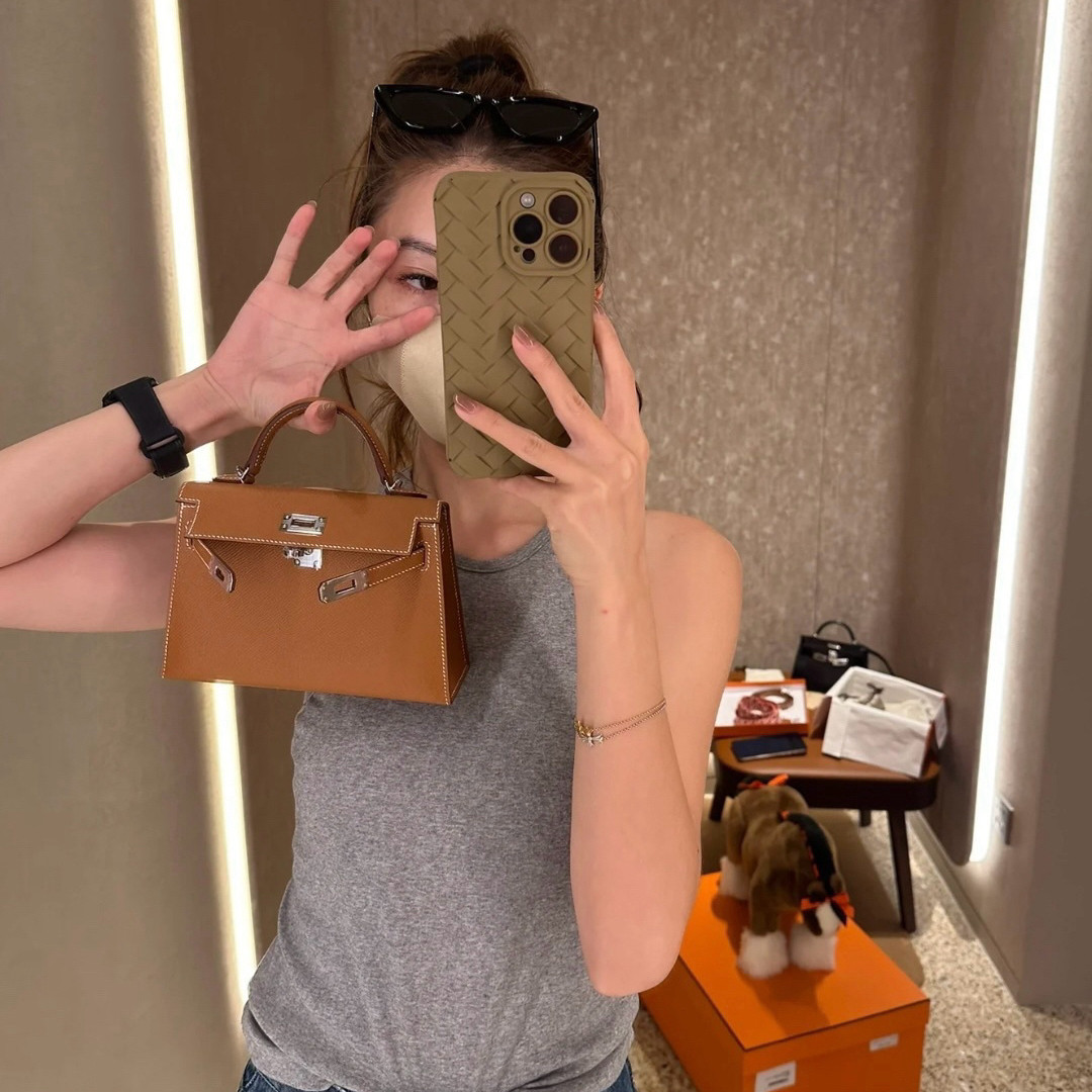 MBH-二代19寸凯莉包高级精致迷你斜挎手提包(配肩带)Q765,淘宝优惠券,粉丝福利购,淘宝优惠卷